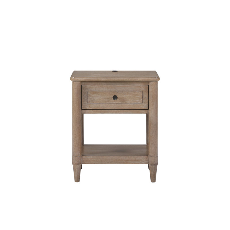 Petite table de chevet, Brun