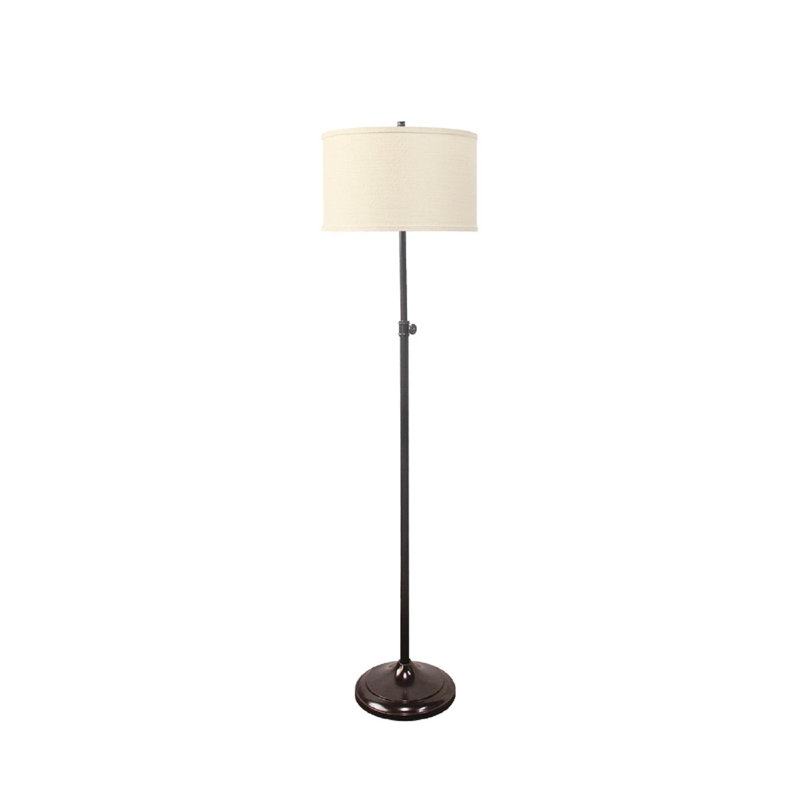Lampe de plancher 62 po encanto, Bronze frotté à l'huile, Jaune moutarde