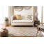 Tapis géométrique en jute tissé à la main Janet-514624726
