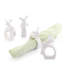 Stoneware Climbing Bunny Napkin Rings