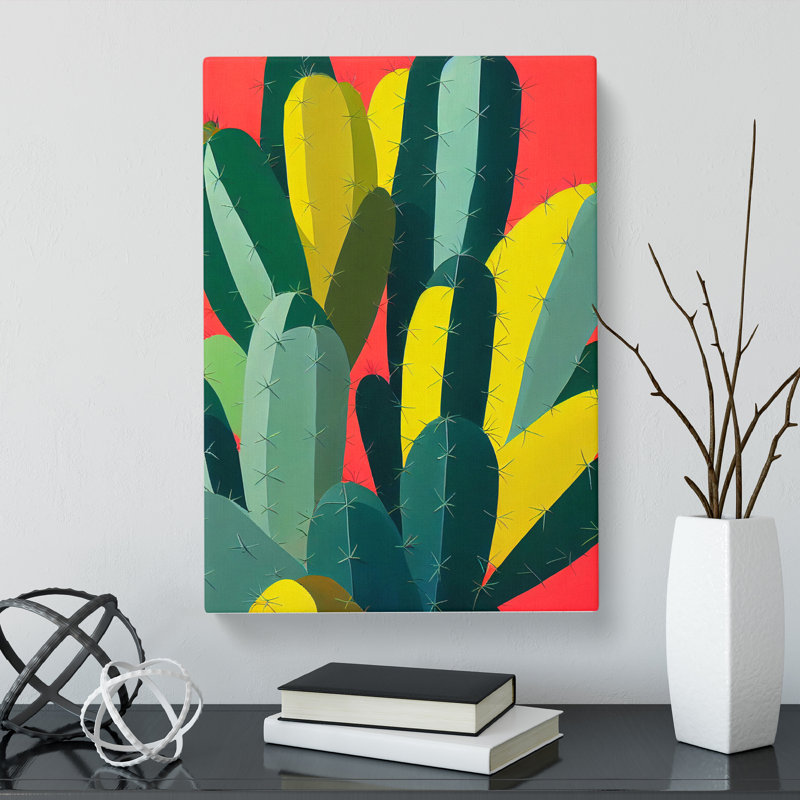 Cactus Cacti Vol.1 - Wrapped Canvas, 50cm H x 35cm W x 3cm D