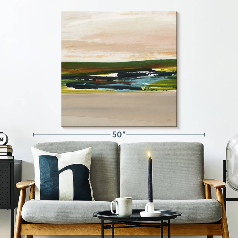 Green Is My Valley I, 33" H x 33" W
