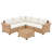 5 - Person Outdoor Sectional Seating Group With Cushions