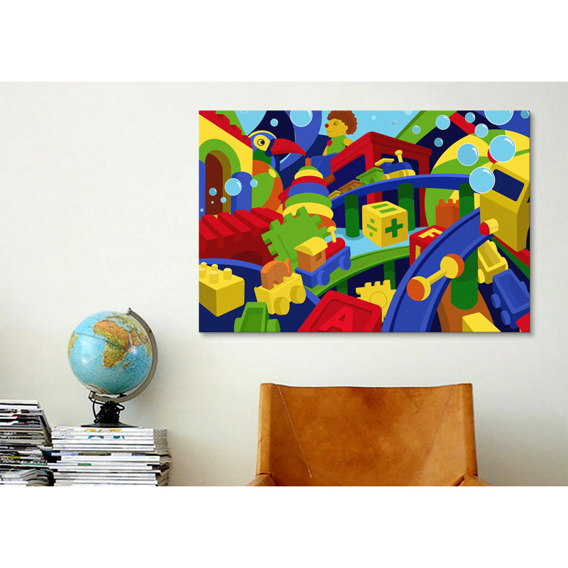Reproduction sur toile tendue Leonia, H 18 po x l 26 po x P 1,5 po