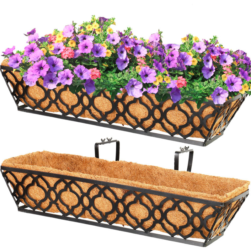 Metal Window Box Planter