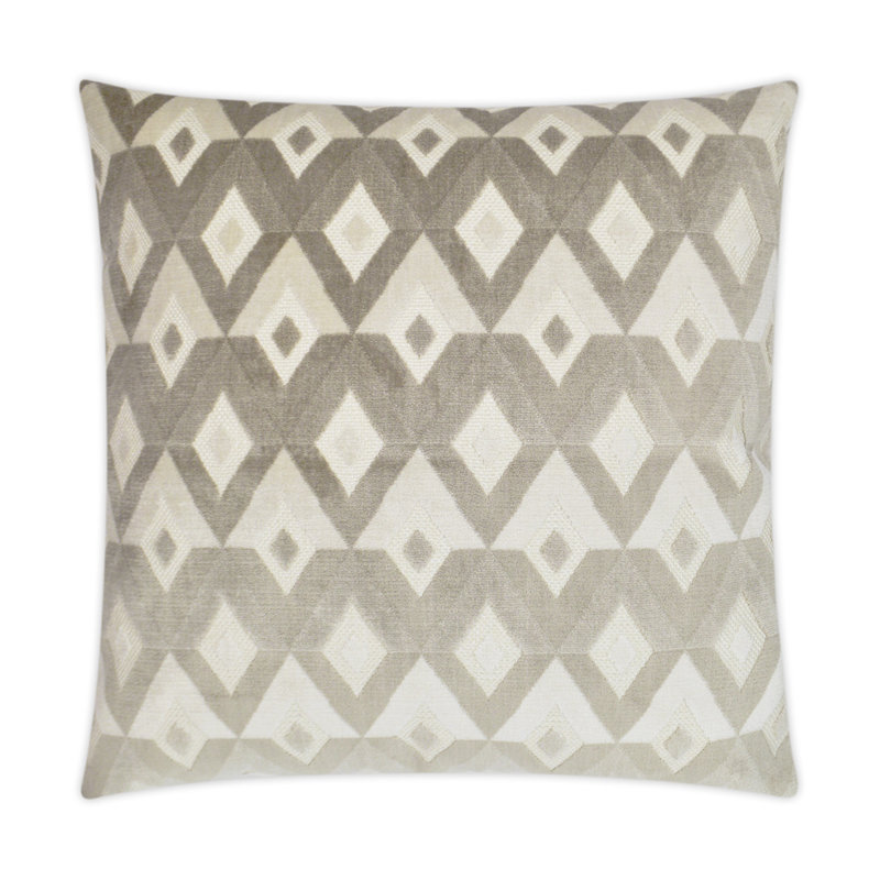 Meta Pillow Cover & Insert, Ivory, Square 22"