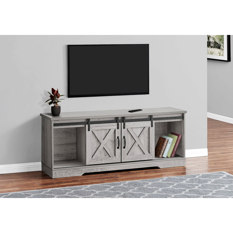 Tv Stand, Transitional Storage Cabinet For Bedroom, Living Room, Gray