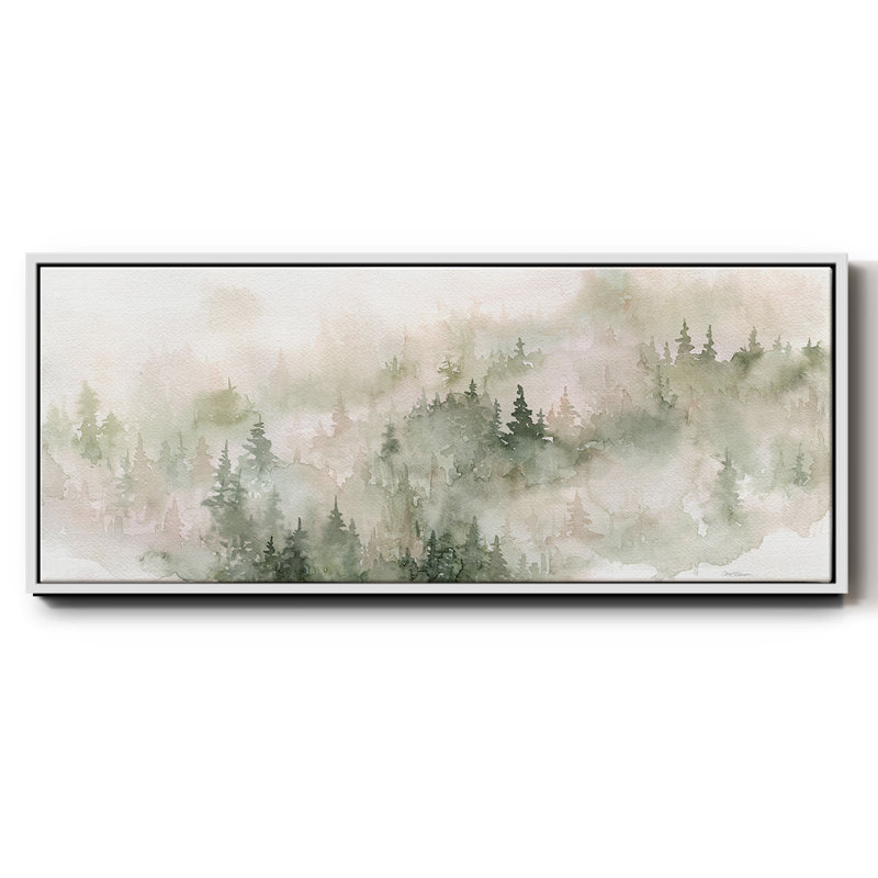 Misty Mountain Sides- Framed Canvas
