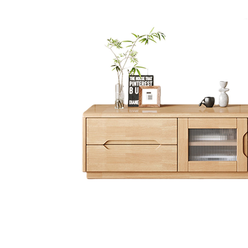 Damore, H 16,53 po x l 94,48 po x P 15,74 po, Bois naturel