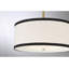 Lustre tambour 5 lumières à abat-jour Hackley