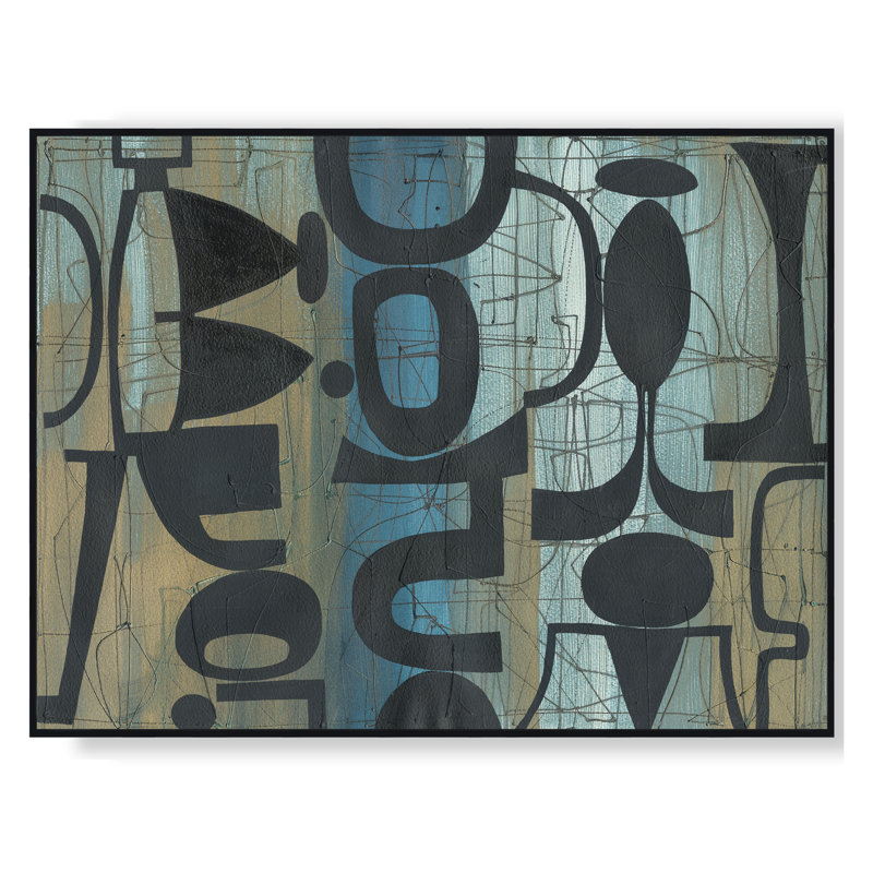 Puzzle Print by Morlock, Jody, 38" H x 50" W, Black Framed