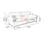 Causeuse-coussin standard en cuir véritable brun-1863648853