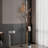 9-Hook Freestanding Coat Rack with Solid Rubberwood and Stainless Steel Marble Base