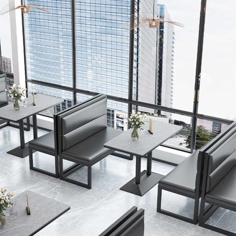 Banc de salle à manger haut de gamme minimaliste pour deux