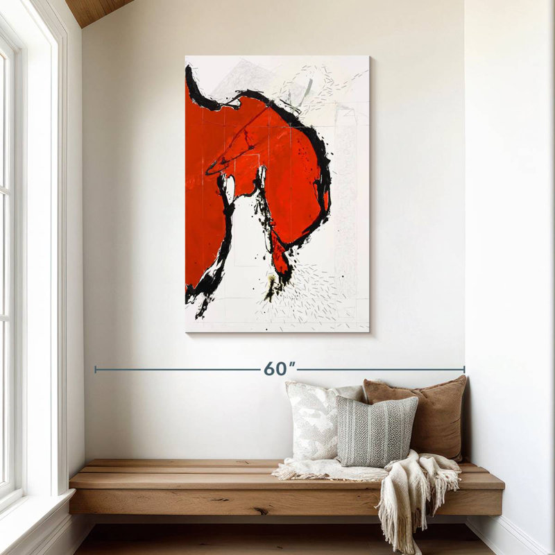 Avery Abstract Splash III, 45" H x 30" W