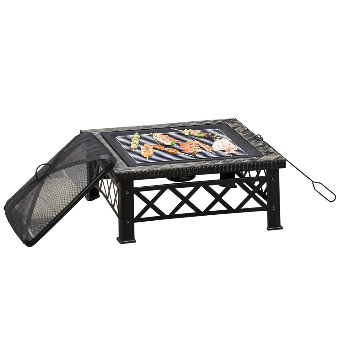 Dakota Fields 76cm Portable Charcoal BBQ