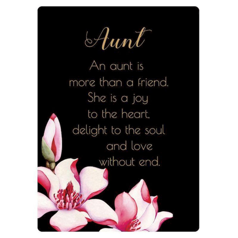 " Aunt With Saying "