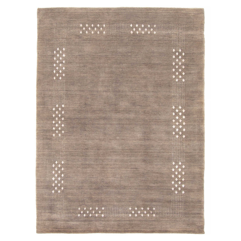 Kashkuli Gabbeh Grey Rug 4'8" x 6'6"