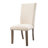 Zaneta 18'' H Linen Upholstered Parsons Chair