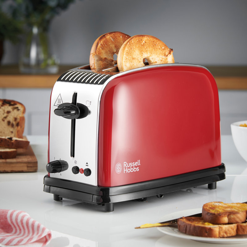 2-Slice Colours Plus Toaster, Red