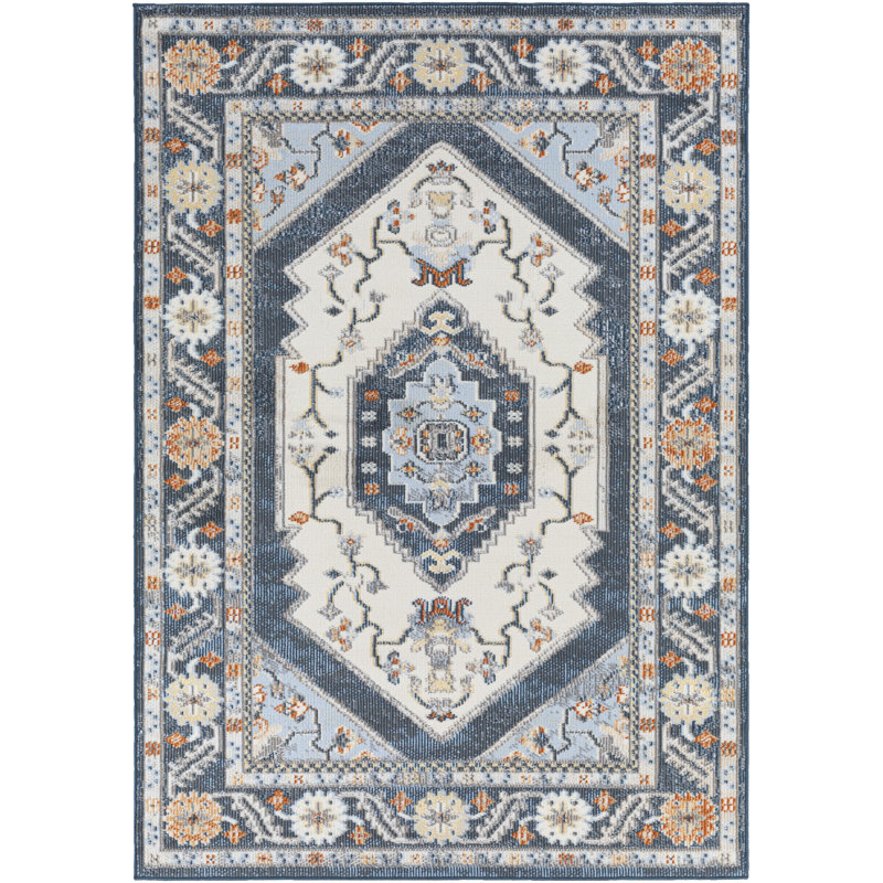 Janicki Oriental Indoor Rug, Rectangle 5' x 7'
