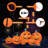 88" W LED Lighted Pumpkins Inflatable