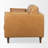 87.8" Genuine Leather Square Arm Sofa