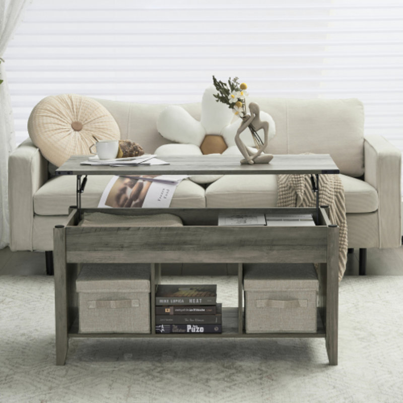 Table basse 37,8 po, Brun, Brun