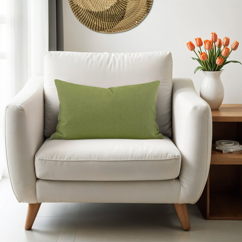 Pillow 14 x 22 Seascape Moss - Poly Insert, Green