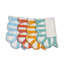 Jardin Embroidered Linen Scalloped Stripe Napkins-2032981001