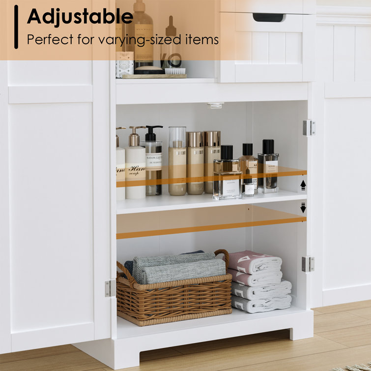 Almetter Freestanding Bathroom Cabinet with Drawers