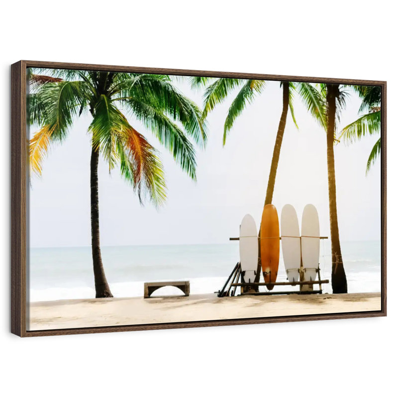 Configuration de la planche de surf, 46 po x 31 po, Cadre flottant noyer