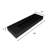 Pyramid 60" Wall Mounted Rectangular Solid Surface Bathroom Trough Sink in Matte Finish - Black, No Faucet Holes-1383741-28833619