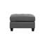 Canapé modulaire 6 pièces pour salon - Canapé en forme de U gris avec tissu en lin et 2 canapés d'angle, fauteuils sans accoudoir, repose-pieds