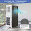 3-in-1 Portable Air Conditioner with 8000 BTU Cooling, Dehumidifier & Fan for Rooms up to 350 Sq.Ft, Quiet Operation with Remote Control