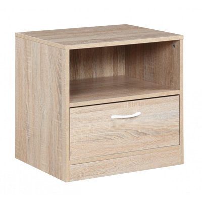 Dubois 50cm W Solid Wood Bedside Table