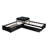 L-Shaped Platform Bed with Trundle, Drawers & Built-In Corner Desk – 3-in-1 Sleeping Solution-200464135