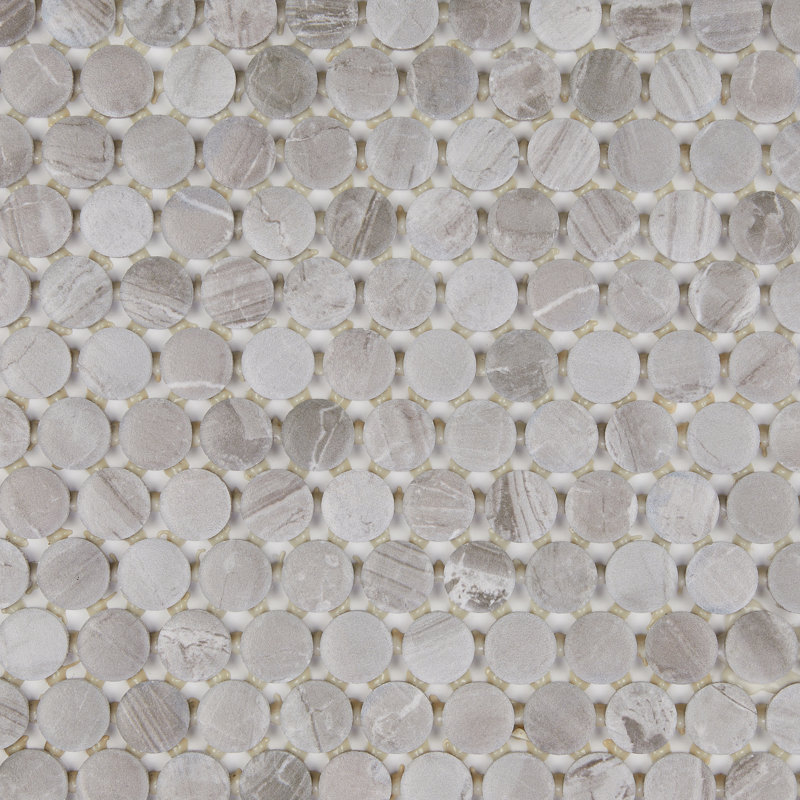 Carreau de mosaïque rond célèbre en céramique de 0,75 po x 0,75 po