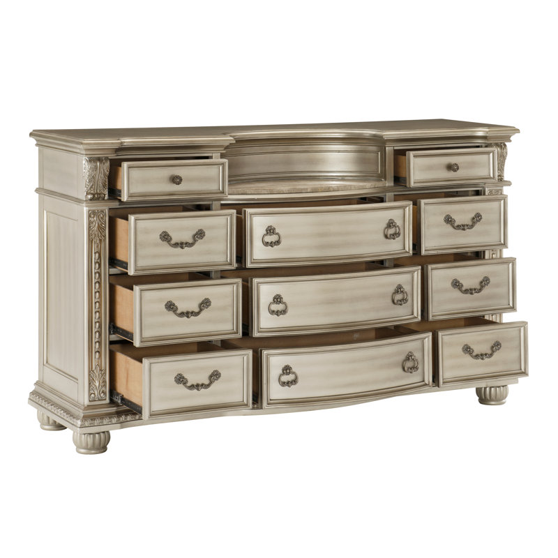 Commode l 11 po Anndrea, Argent argent