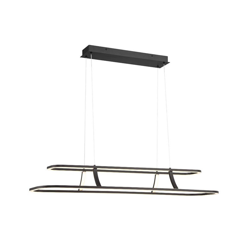 Cadoux 1 light Chandelier, Black
