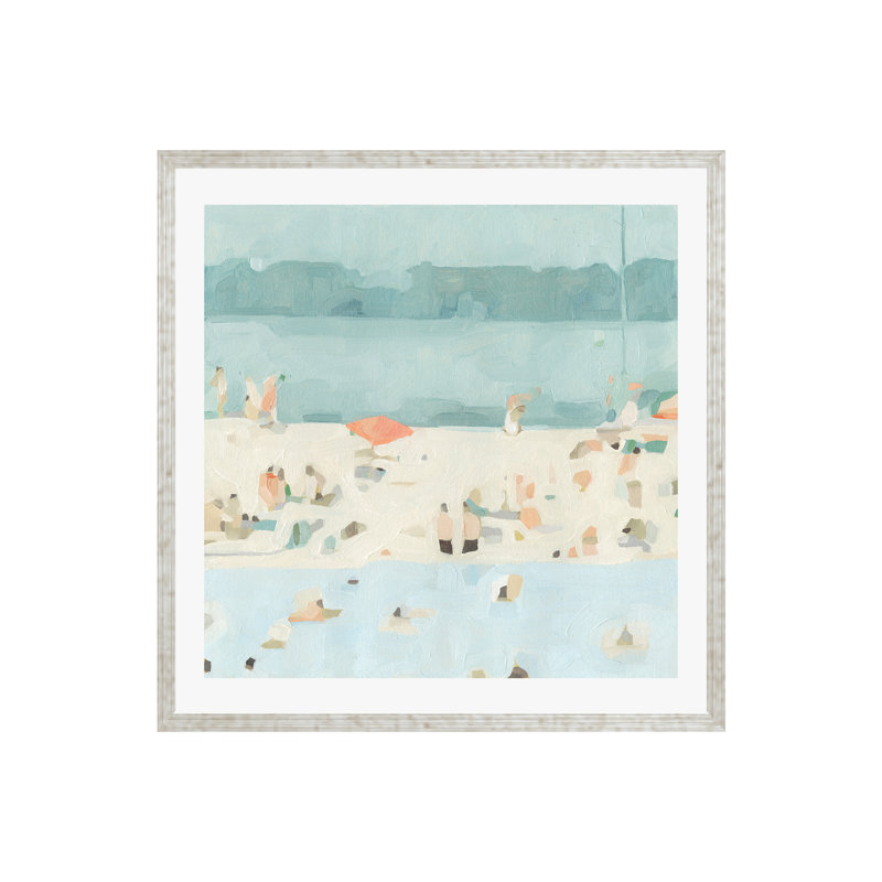 Sea Glass Sandbar II by Emma Scarvey, 8"H x 12"W, Pattern Silver