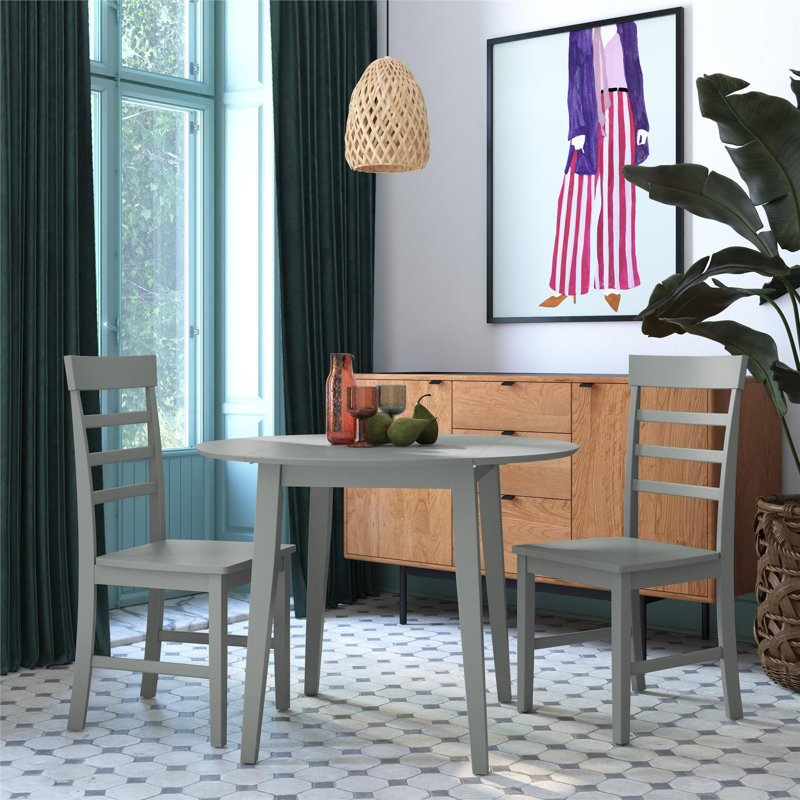 Skycrest 2 - Person Dining Set, Grey