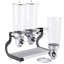 Free Flow 5 Liter Triple Canister Cereal Dispenser-1262373952
