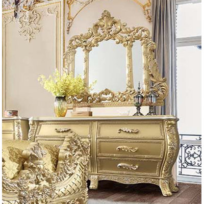 Commode double 6 tiroirs avec miroir Esopsito