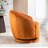 Milvo Velvet Swivel Barrel Chair-1796582771