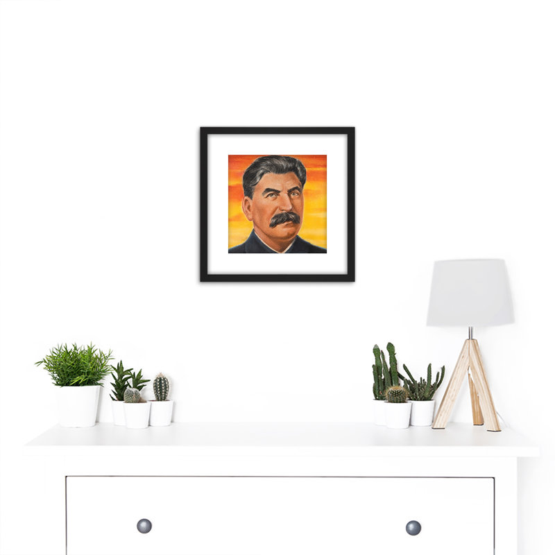 Timym Portrait USSR Marshal Joseph Stalin by William Timym - Single Picture Frame Painting