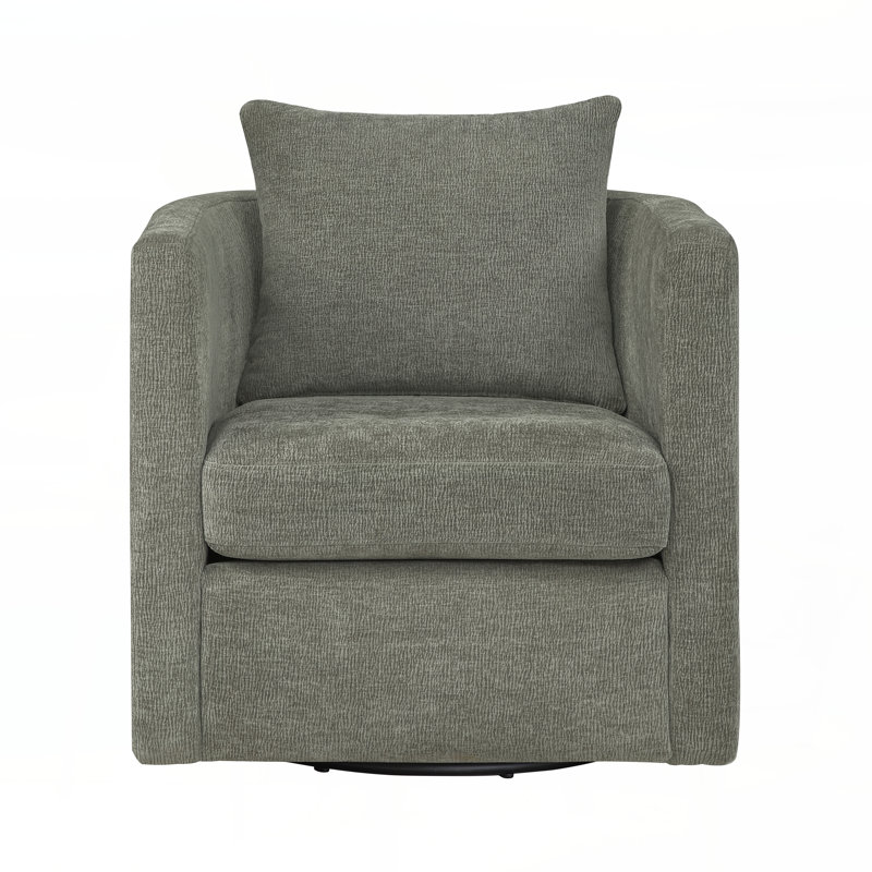 Fauteuil demi-tonneau Sutton, Gris foncé
