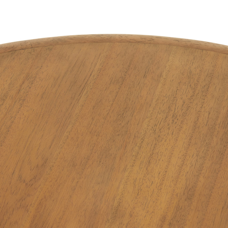Zach Solid Wood Coffee Table, Burnished Parawood