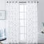 Panneau de rideau simple diaphane à motif floral avec œillets Greear-1179339578-1194993315