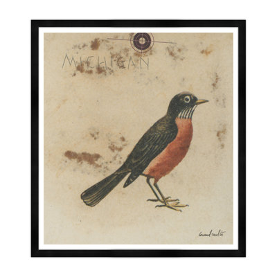 Michigan Robin Print